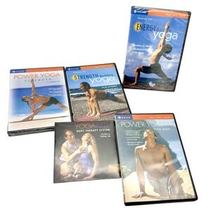 Gaiam Yoga Rodney Yee DVD Lot 5 Total 4 Sealed 1 Not But New